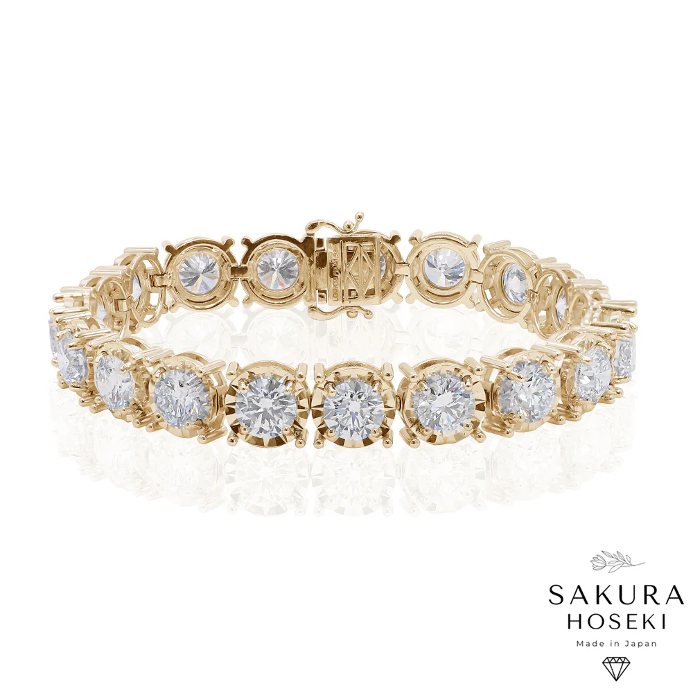 Miracle Tennis Bracelet Yellow Gold