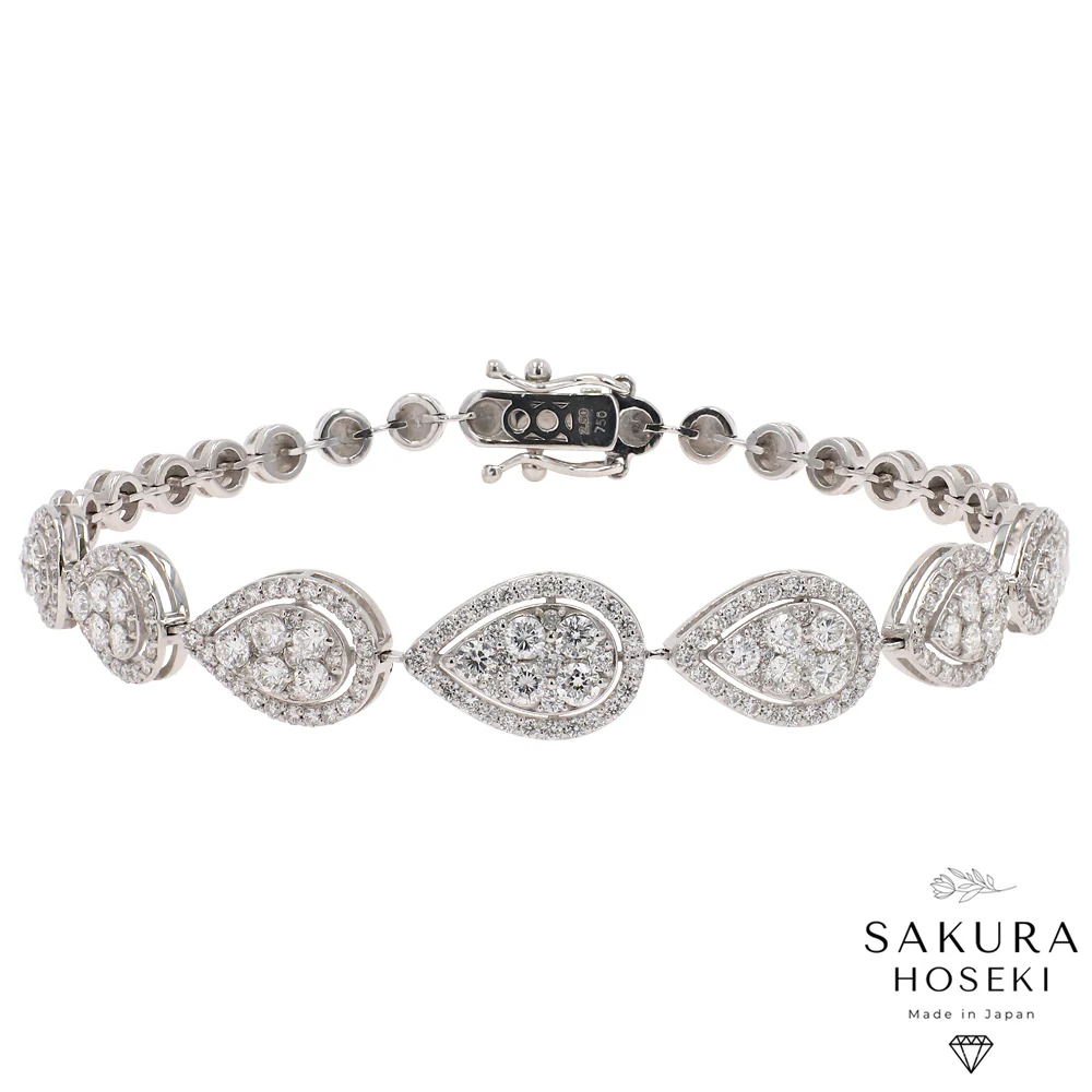 Pear Bracelet White Gold - Image 3