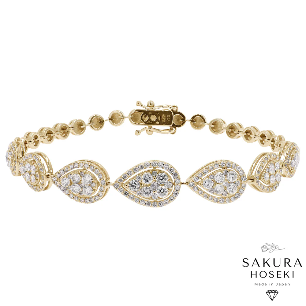 Pear Bracelet Yellow Gold - Image 3
