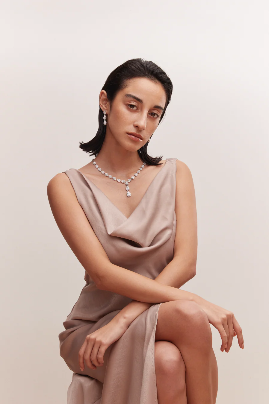 Pear Earring Rose Gold - Image 5